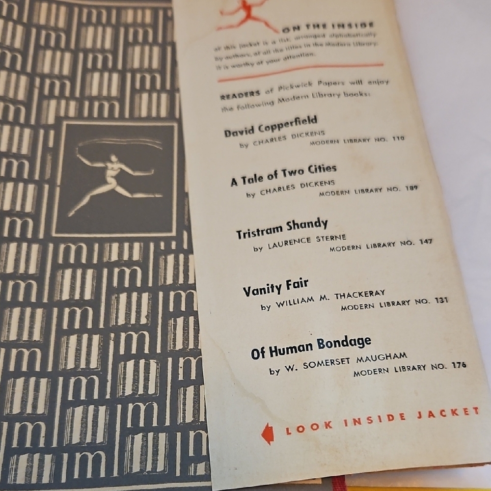 Vintage Pickwick Papers Book - Picture 3 of 8
